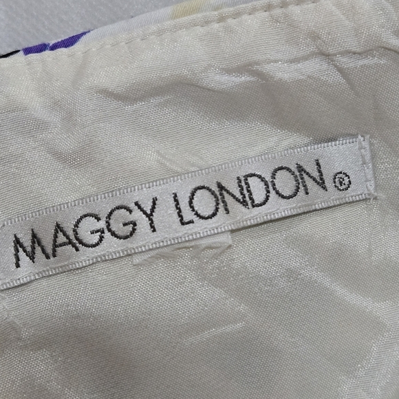 Maggy London Julia Berolzheimer Floral Print Women's Dress With Pockets No Tag - Picture 10 of 13